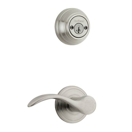 Kwikset Pembroke Lever Interior Double Cylinder Handleset Trim 967PML-RH-15-SMT